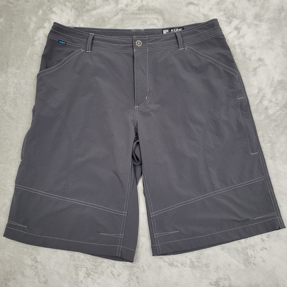 Kuhl Renegade Shorts Men's Size 40 Dark Gray Lightweight Stretch Outdoors Hiking